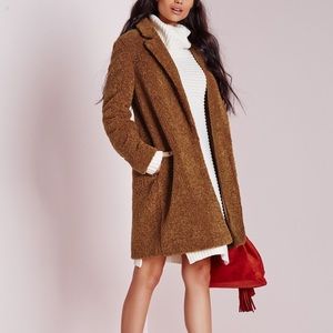 Cute Missguided teddy coat